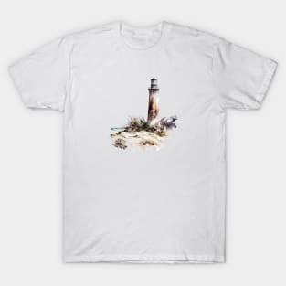 Lighthouse Watercolor - Original Artwork T-Shirt